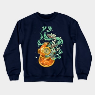 Full head Sea Crewneck Sweatshirt